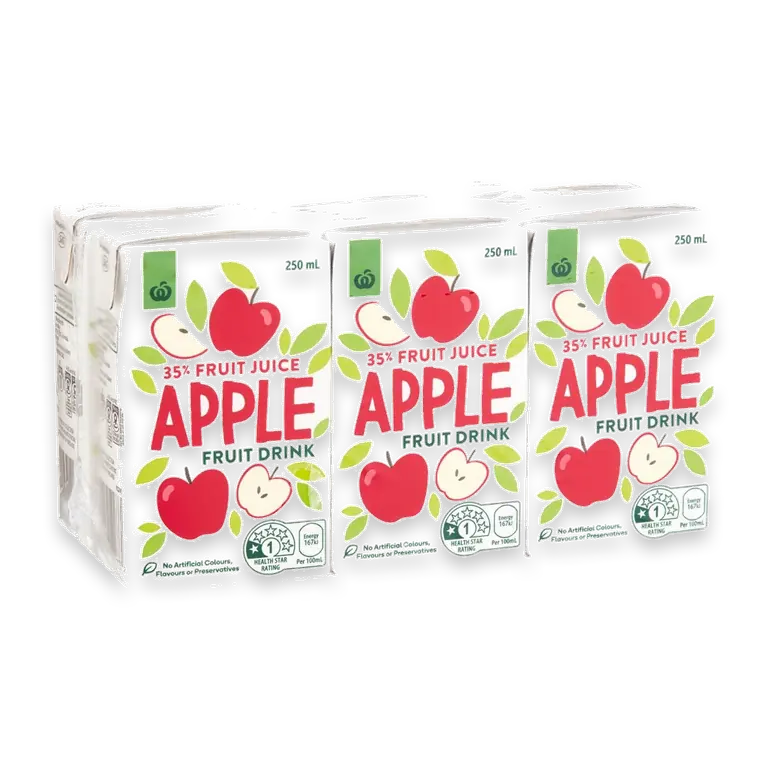 Apple Fruit Drink Poppers