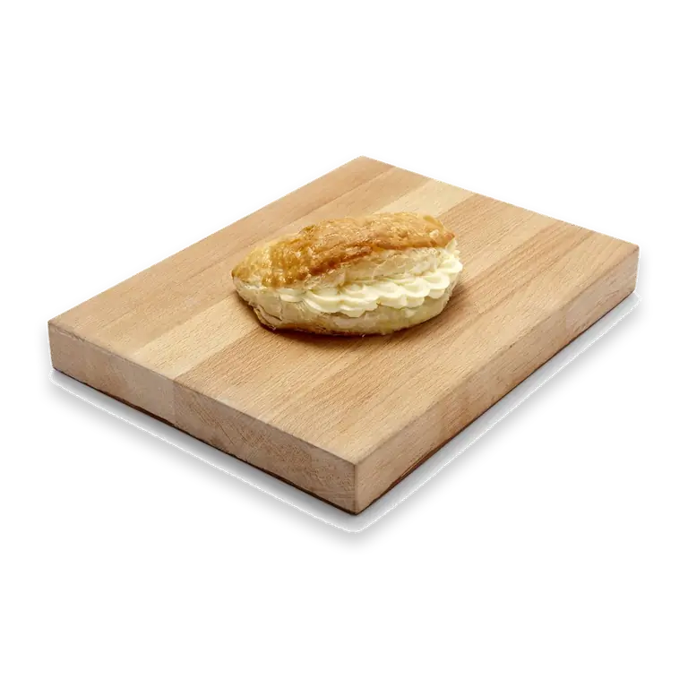 Apple Turnover With Fresh Cream