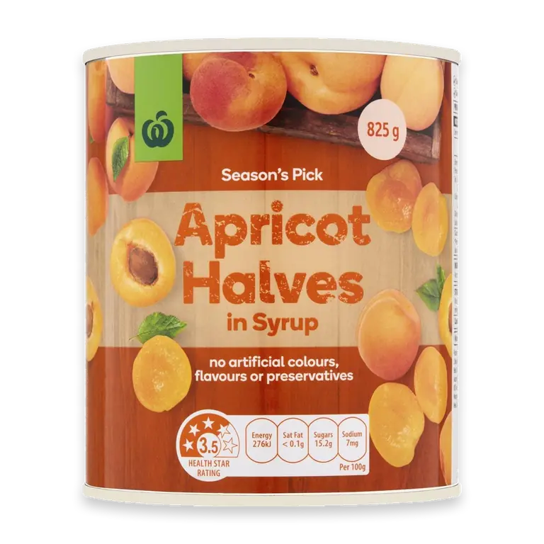 Apricot Halves In Syrup