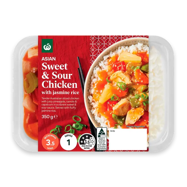 Asian Sweet & Sour Chicken With Jasmine Rice