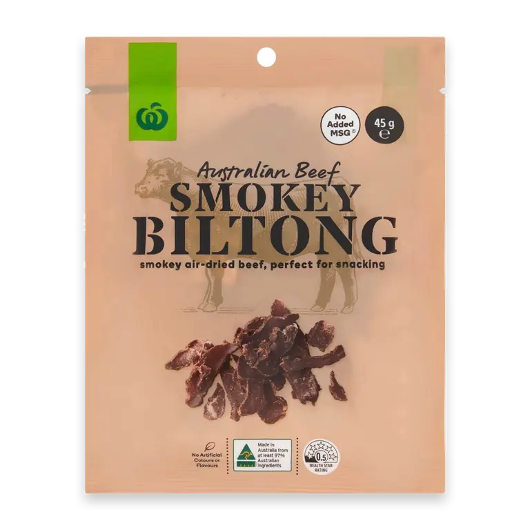 Australian Beef Smokey Biltong