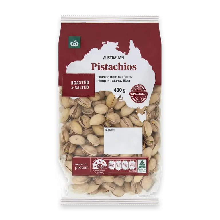 Australian Pistachios Roasted & Salted