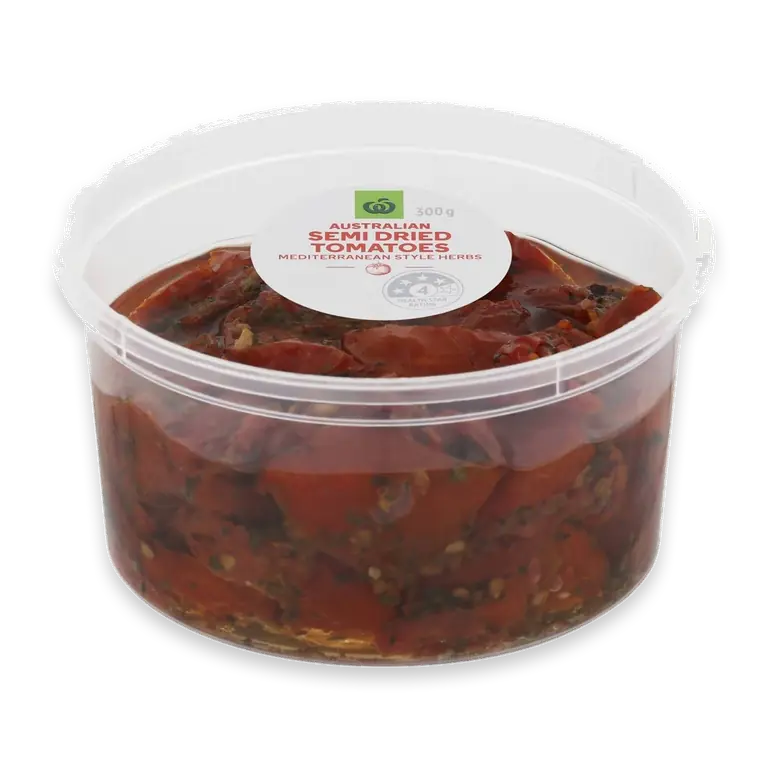 Australian Semi Dried Tomatoes Mediterranean Style Herbs