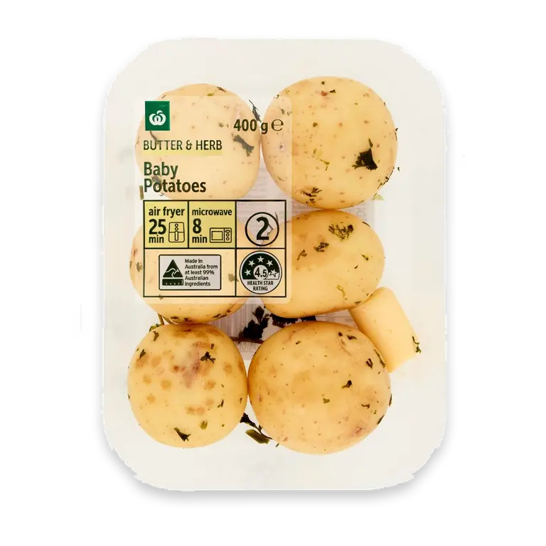 Baby Potatoes With Butter & Herb