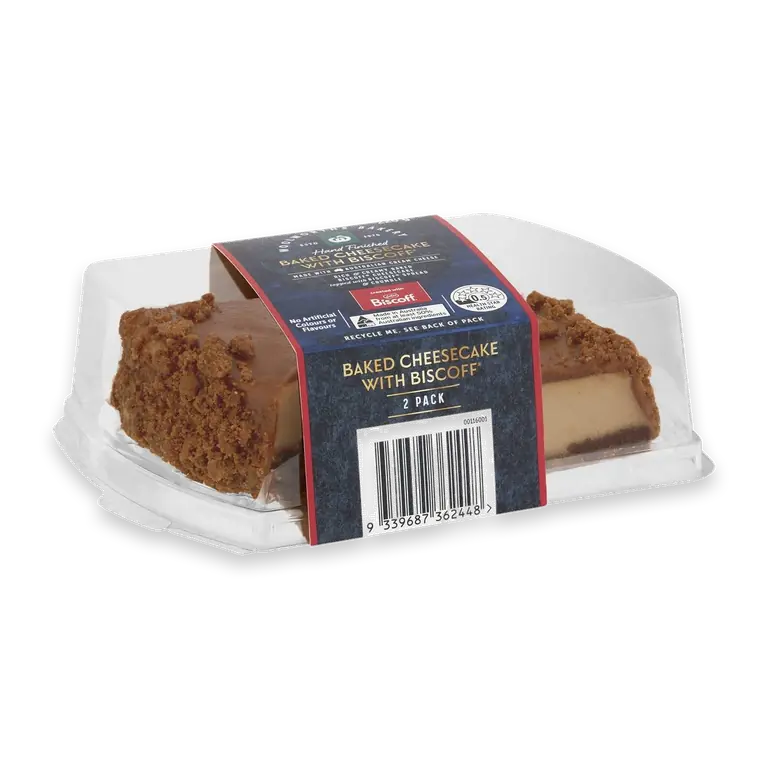 Baked Cheesecake With Biscoff