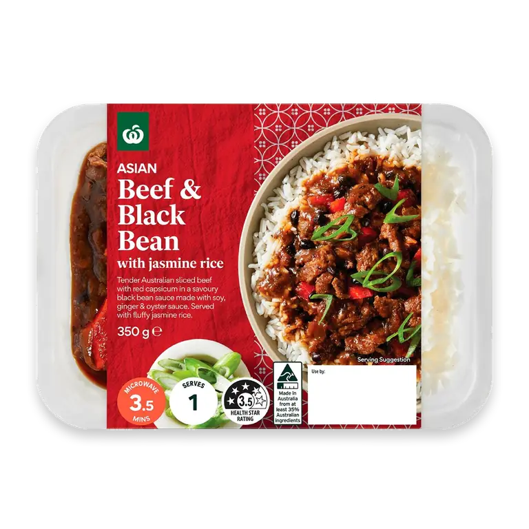 Beef & Black Bean With Rice