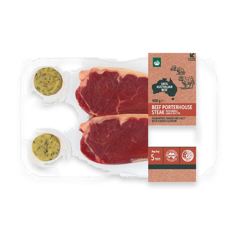 Beef Porterhouse Steak & Butter