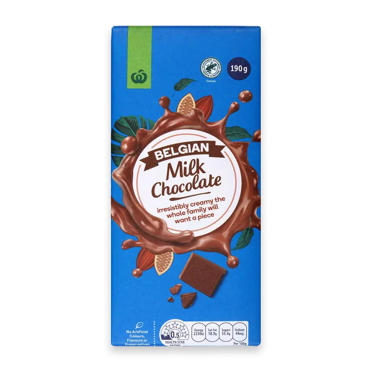 Belgian Milk Chocolate Block