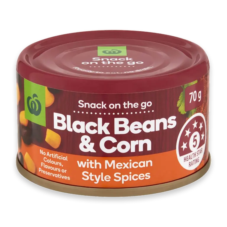 Black Beans & Corn With Mexican Style Spices