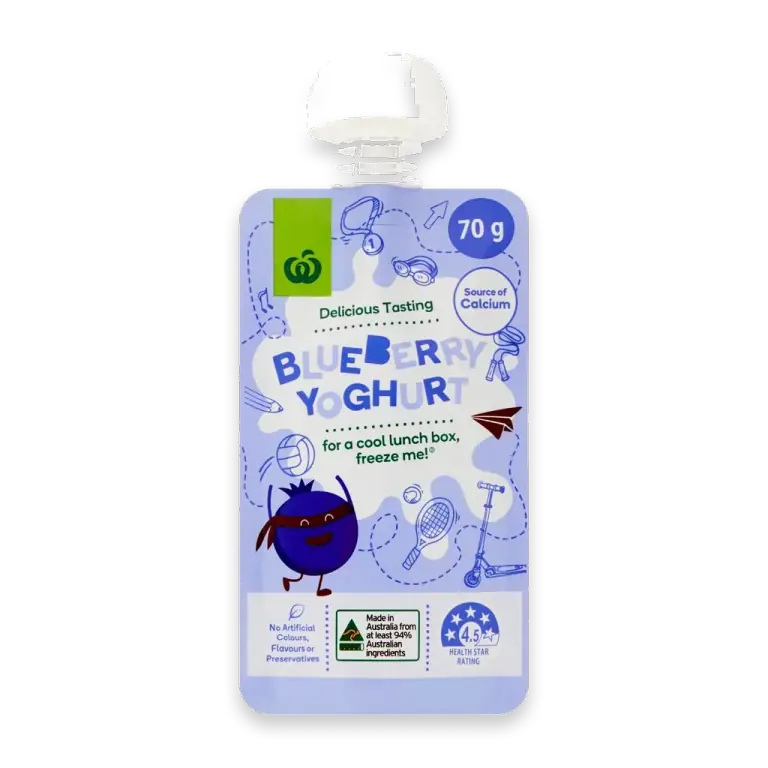 Blueberry Yoghurt Pouch Blueberry