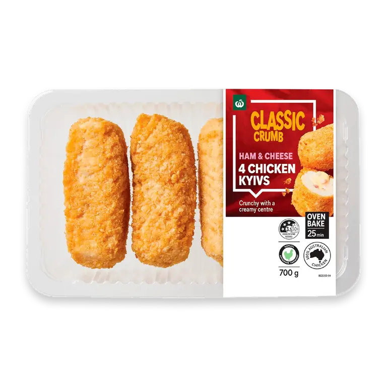 Boneless Chicken Kyiv With Creamy Cheese & Ham Filling