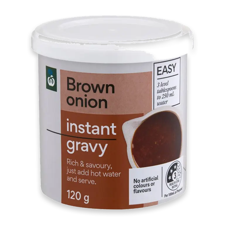 Brown Onion Instant Gravy