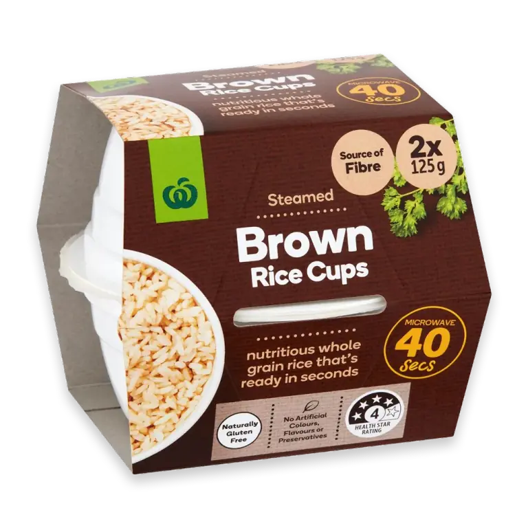 Brown Rice Microwave Cups