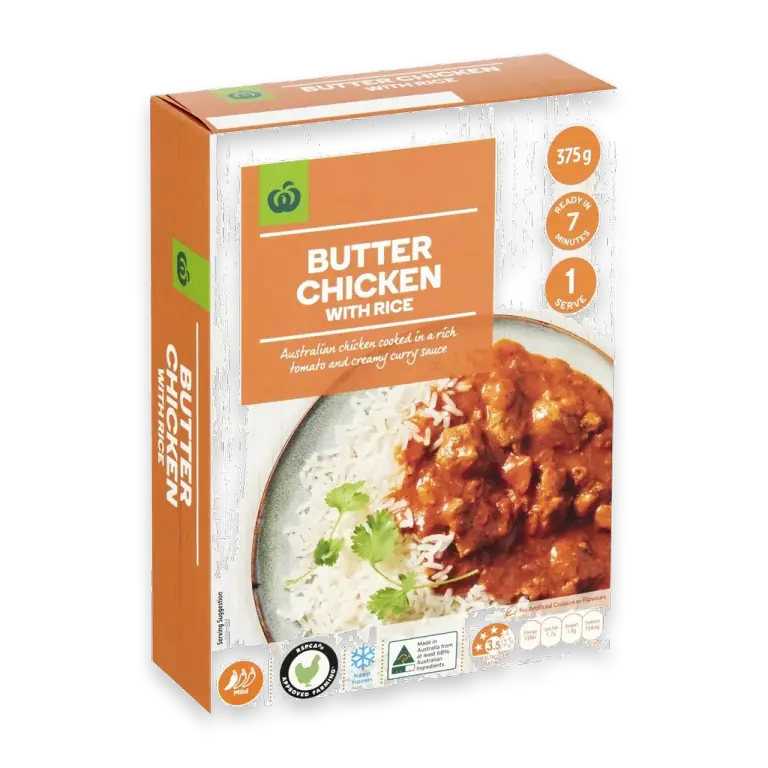 Butter Chicken & Rice NULL