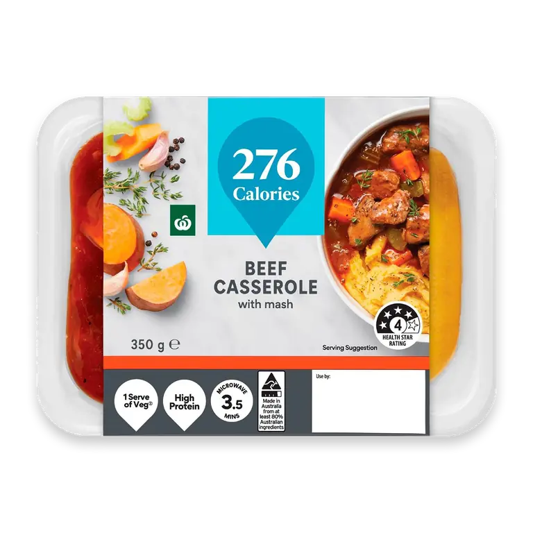 Calorie Controlled Beef Casserole With Mash