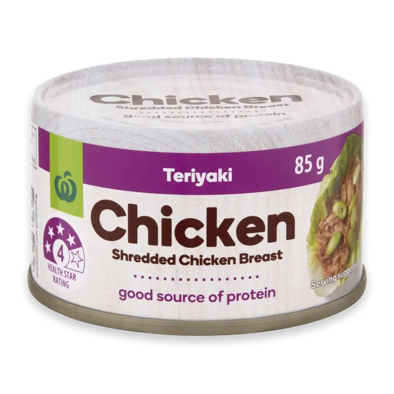 Canned Shredded Chicken Teriyaki