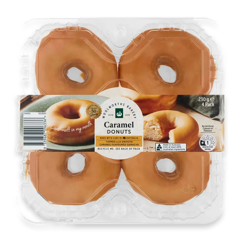 Caramel Iced Donuts
