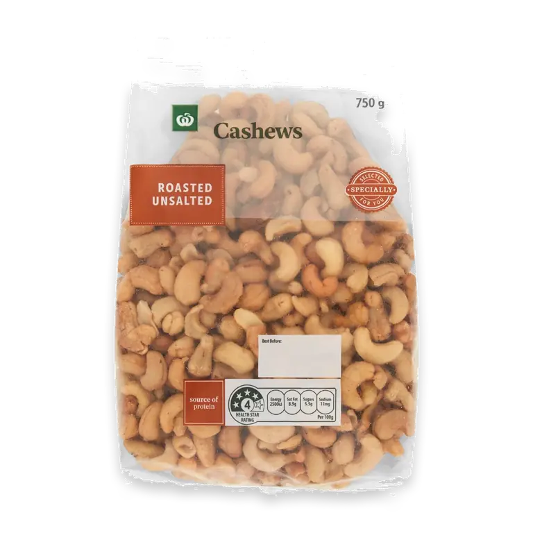 Cashews Roasted & Unsalted