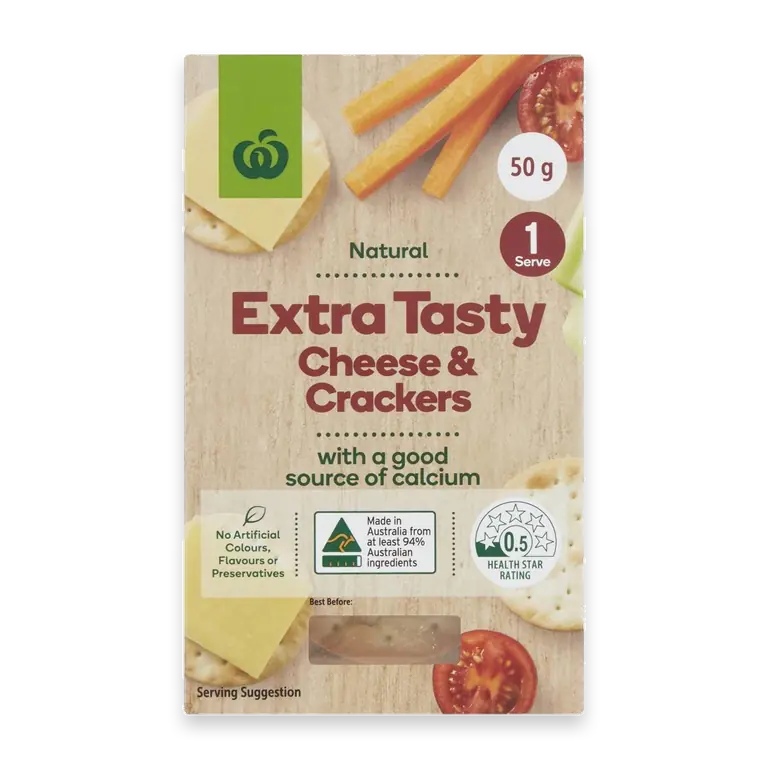 Cheese & Crackers Extra Tasty