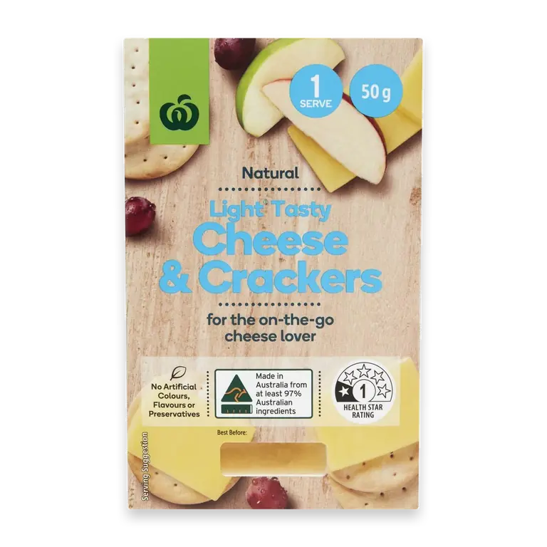 Cheese & Crackers Light Tasty