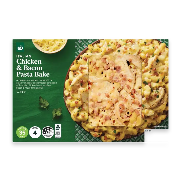 Chicken & Bacon Pasta Bake