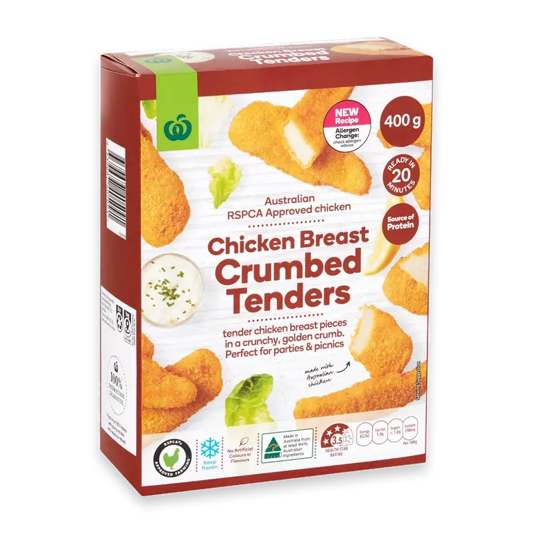 Chicken Breast Crumbed Tenders