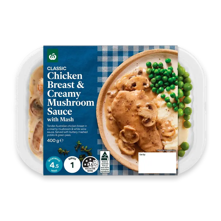Chicken Breast & Mushroom Sauce