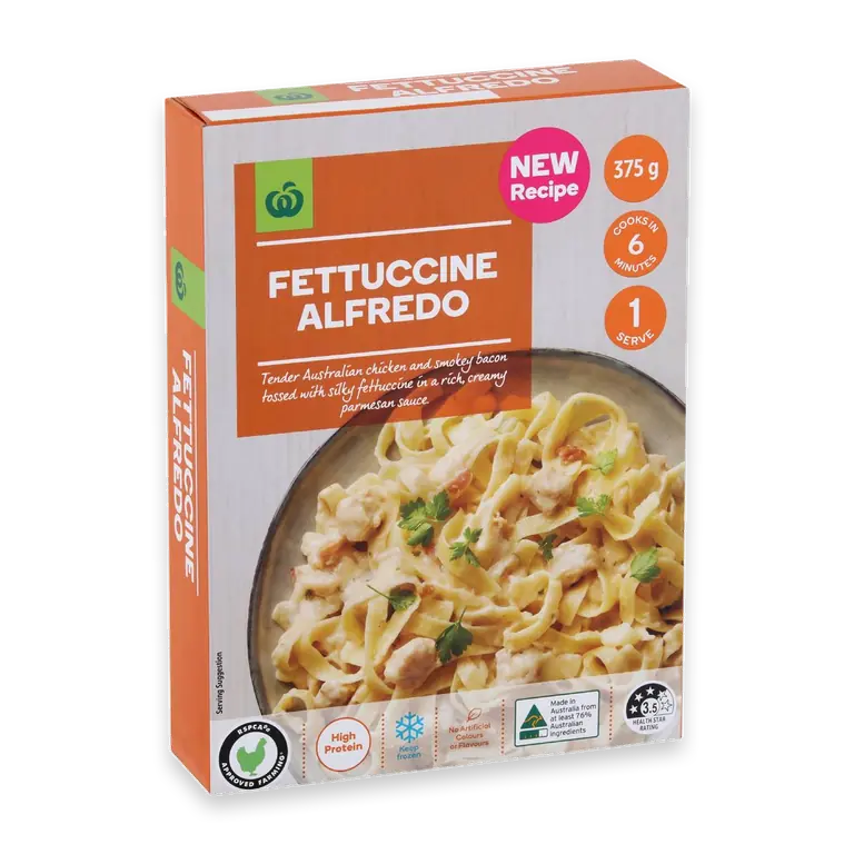 Chicken Fettuccine Alfredo Frozen Meal