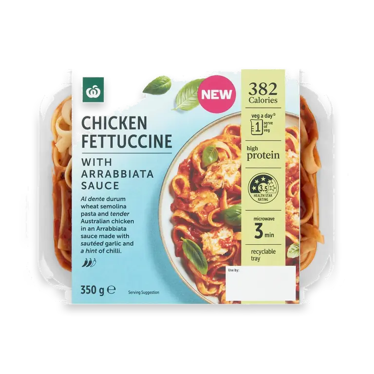 Chicken Fettuccine With Arrabbiata Sauce