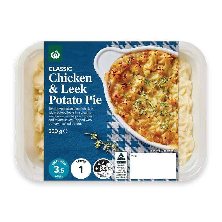 Chicken & Leek Potato Pie