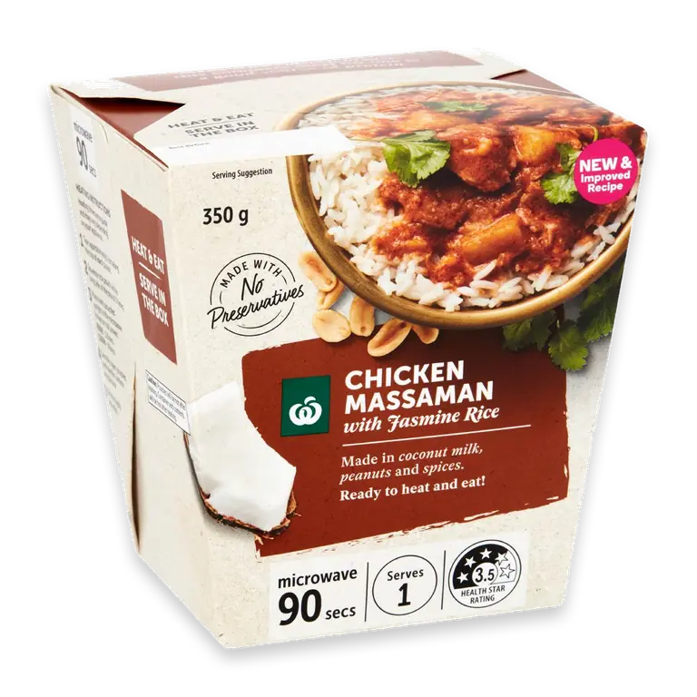 Chicken Massaman With Rice