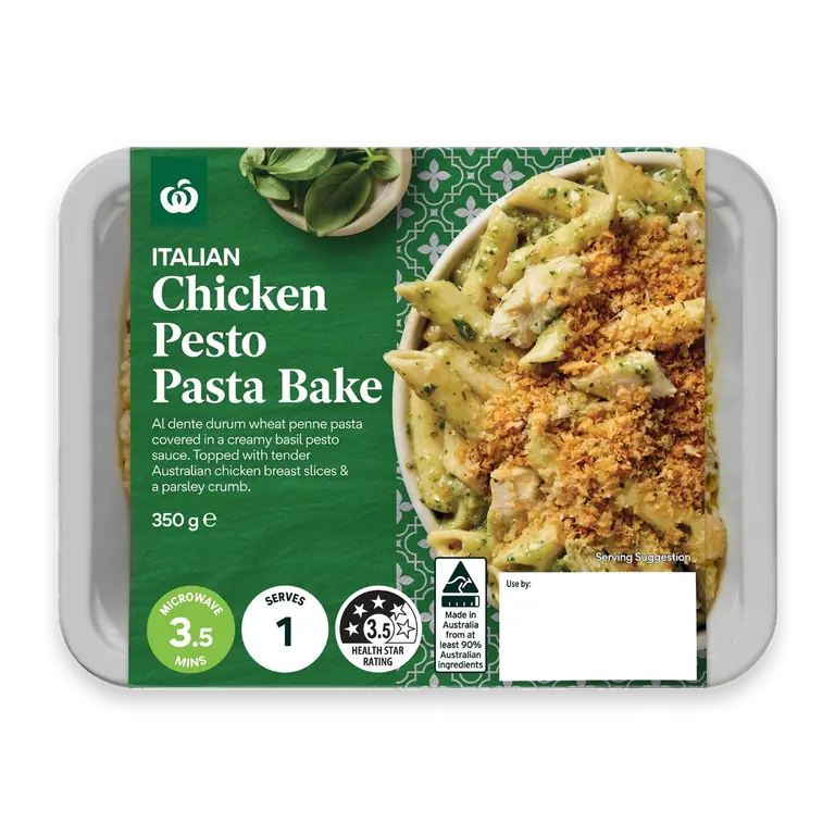 Chicken Pesto Pasta Bake