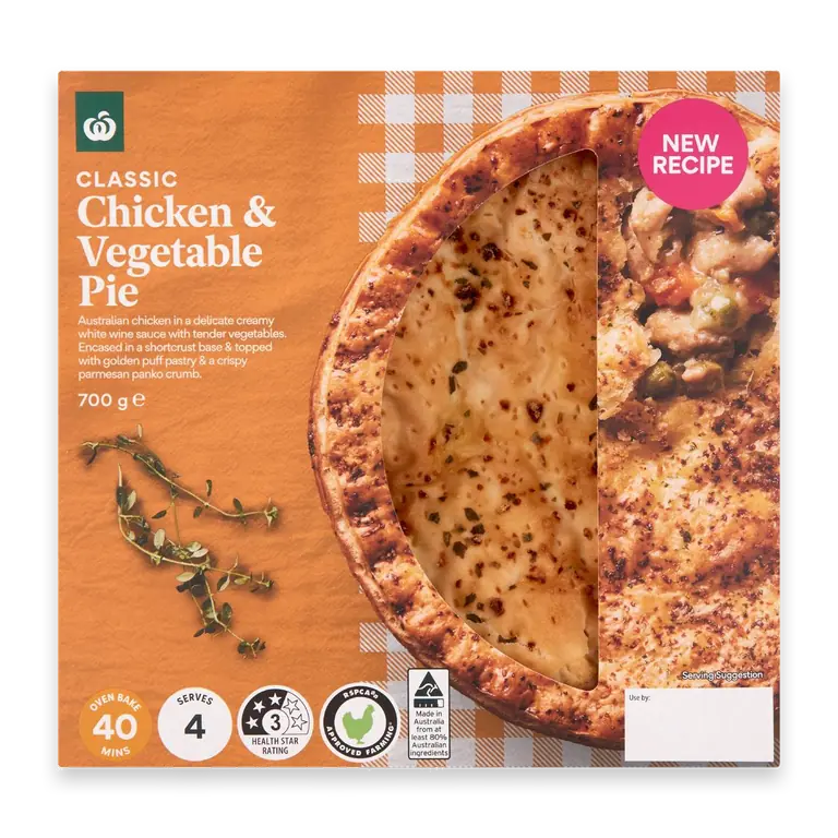 Chicken & Vegetable Pie