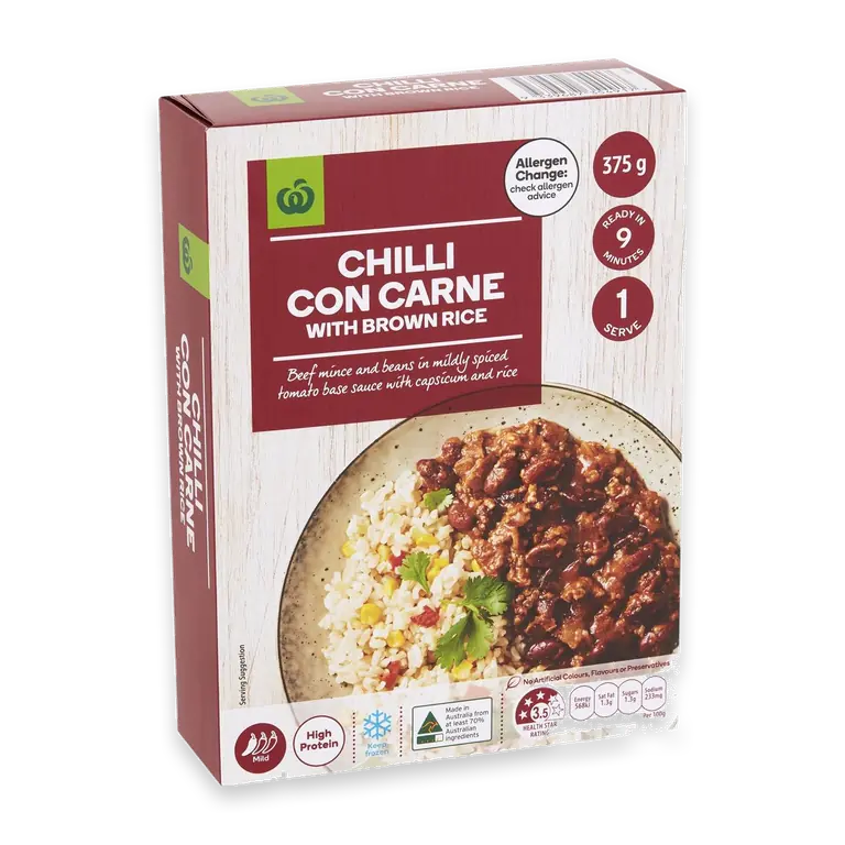 Chilli Con Carne With Brown Rice