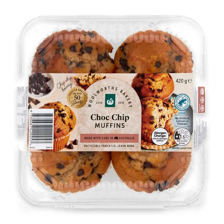 Choc Chip Muffins
