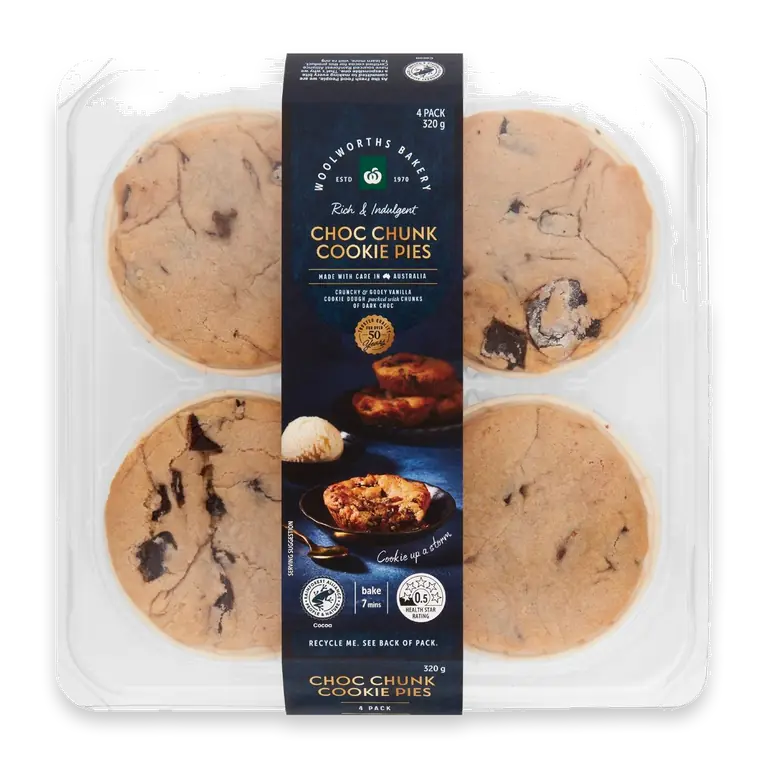 Choc Chunk Cookie Pie