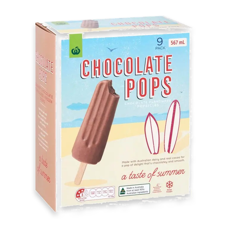 Chocolate Pops Popsicles
