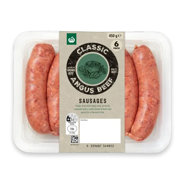 Classic Angus Beef Sausages