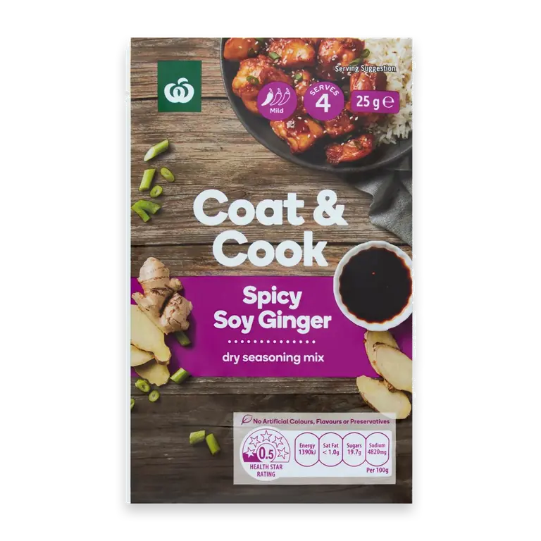Coat & Cook Spicy Soy Ginger