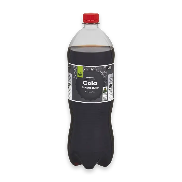 Cola Sugar Zero Bottle