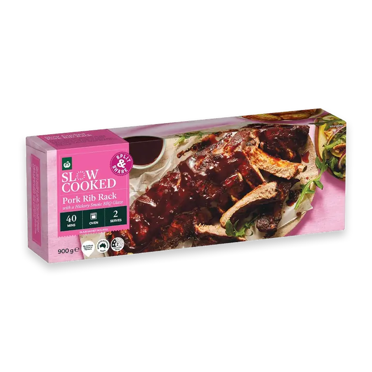 COOK Slow Cooked Pork Rib Rack With Sweet & Smokey BBQ Glaze