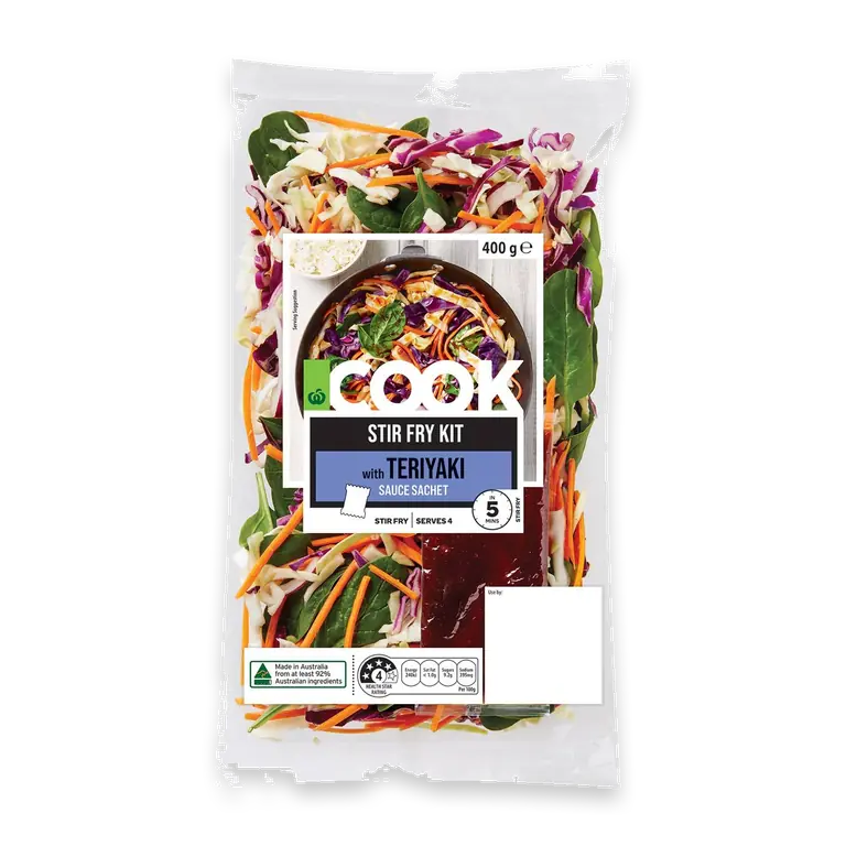 COOK Stir Fry Kit With Teriyaki Sauce Sachet