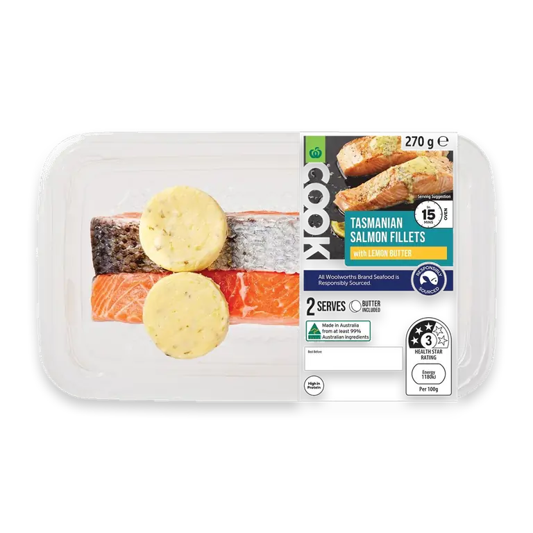 COOK Tasmanian Salmon Fillets With Lemon Butter