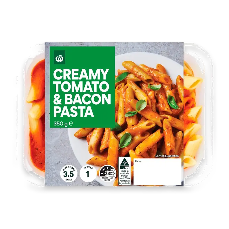 Creamy Tomato & Bacon Pasta