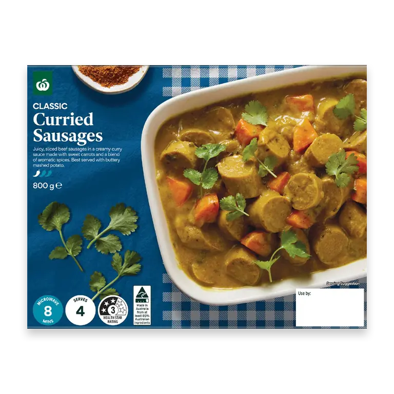 Curried Sausages