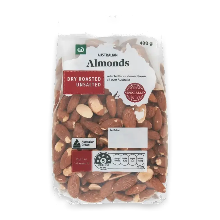 Dry Roasted Almonds Nuts
