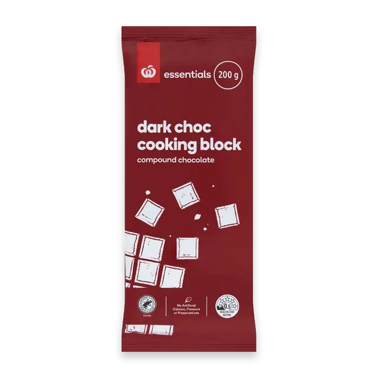 Dark Choc Cooking Block