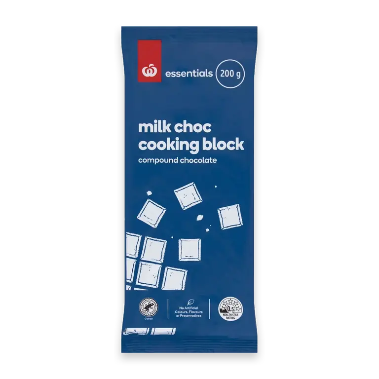 Milk Choc Cooking Block