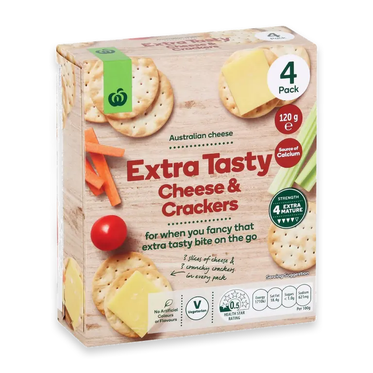 Extra Tasty Cheese & Crackers