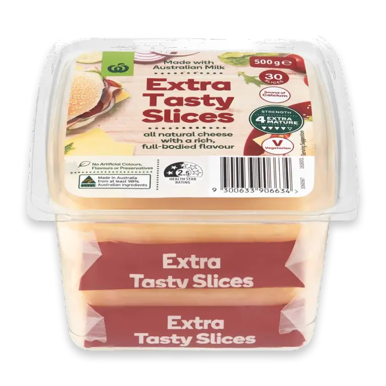 Extra Tasty Cheese Slices